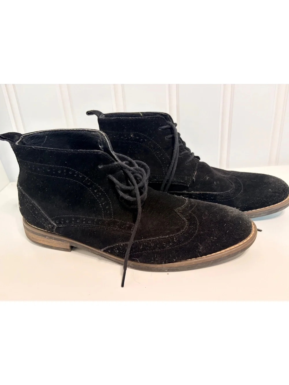 Bruno Marc Wingtip Chukka Boots